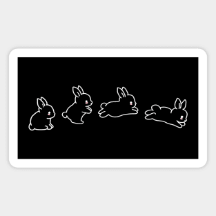 jumping bunny Magnet